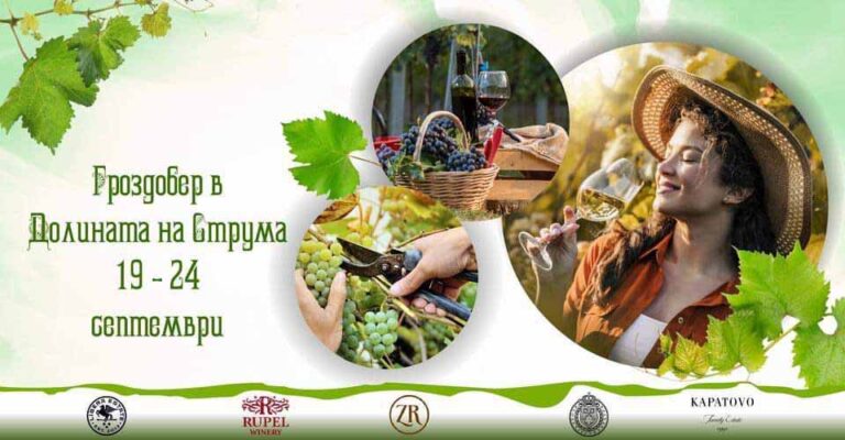 Винопроизводители от Долината на Струма организират дни, посветени на гроздобера!
