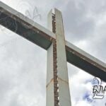 Скандално бездействие на Община Благоевград: eмблематичният 33-метров кръст над Благоевград ръждясва и се руши