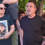 Майката Наталия Стойнева и бащата Стойне Стойнев на загиналата Ивана в Благоевград