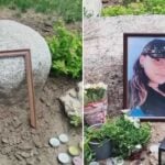 Неизвестни счупиха рамката със снимката на 16-годишната Ивана
