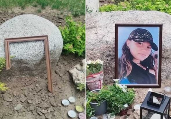 Неизвестни счупиха рамката със снимката на 16-годишната Ивана